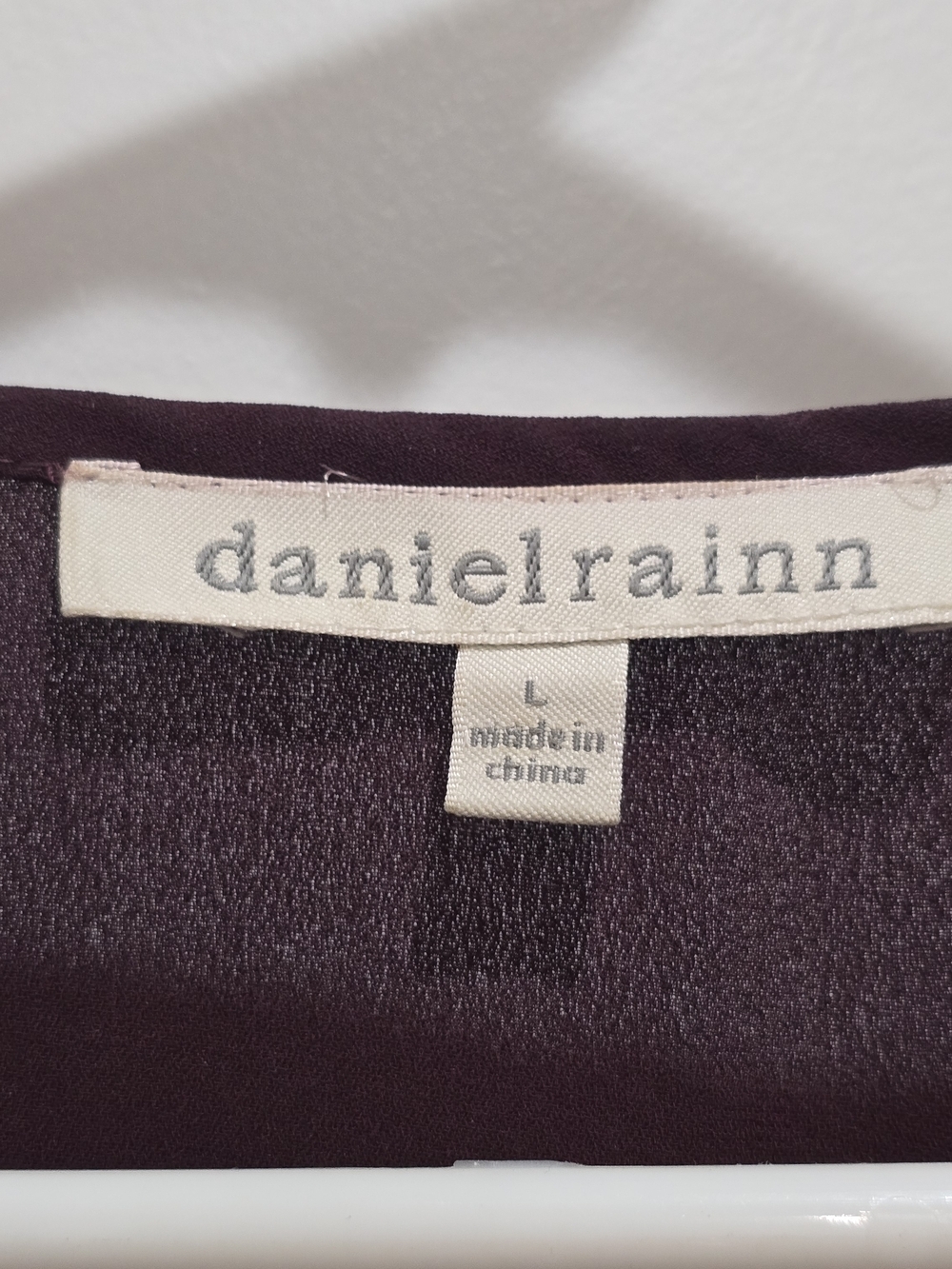 Women's Long-Sleeve Dress in Burgundy Large - Picture 3 of 5